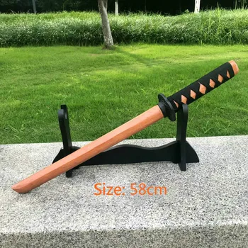 Sabie de lemn 60 Cm Si 80 cm Lemn Masiv Stick Cuțit de Jucărie Cosplay Performanță Recuzita Personală Hobby de Colectare de Artizanat