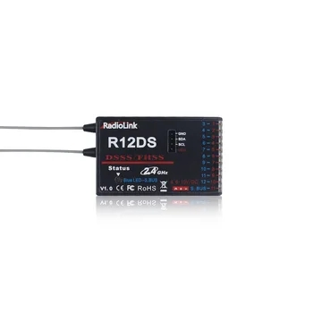 RadioLink R12DS 12CH 12 Canal Receptor 2.4 Ghz Pentru AT10 Transmițător de Aeronave Fotografie Aeriană Dispozitiv