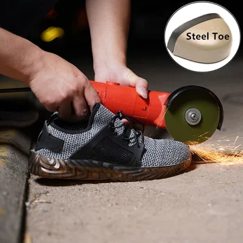 ZK30 Indestructibil Pantofi Bărbați și Femei Capac de Otel Tep Aer de Munca Încălțăminte de protecție Puncție-Dovada Munca Adidași Pantofi Respirabil
