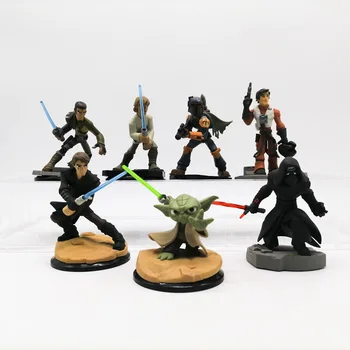 Hasbro Star Wars Skywalker Figura De Acțiune Reală Papusa Master Yoda, Luke Obi-Wan Ben Solo Han Solo KyloRen Model De Jucării De Colecție