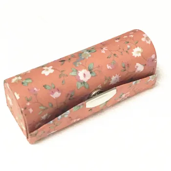 Noi Florale Gol Tubul de Ruj Oglinda Portabil Mini Cutie de Cadou de Călătorie Cosmetice Bijuterii Balsam de Buze Containere de Ambalare 12pcs/lot