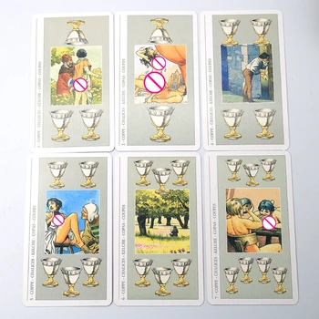 Decameron Tarot 78 De Cărți Englezesc Complet Oracle Carduri De Prieteni De Partid Tabla De Joc De Aventură Carnală