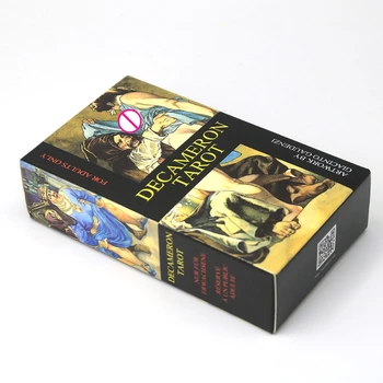 Decameron Tarot 78 De Cărți Englezesc Complet Oracle Carduri De Prieteni De Partid Tabla De Joc De Aventură Carnală