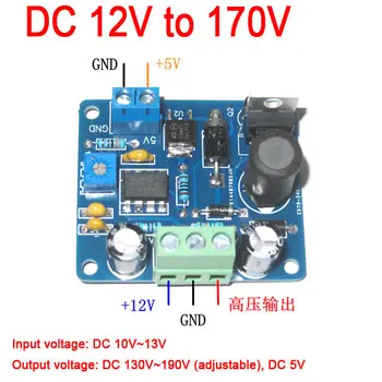 MC34063 DC stimula circuitul de 12V LA 170V Înaltă Tensiune în Tub NIXIE CLOCK Modulul de Alimentare PSU W 5V 100mA de ieșire F/ IN-14 N-12 QS30 ÎNTR-18