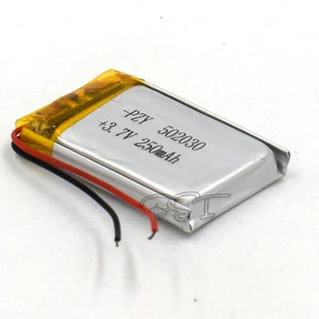 3.7 V Litiu Polimer Baterie 502030 baterie Reîncărcabilă Li-ion cu Celule 250mAh Pentru MP5 Navigator GPS, MP3, MP4 Ebook Difuzor Camera