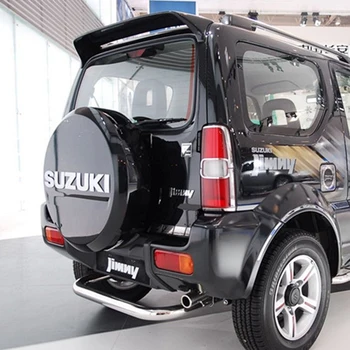 Pentru Suzuki Jimny Decor Masina 2007-2016 Plastic ABS LED Pictura Vopsea de Culoare din Spate, Portbagaj, Spoiler Acoperiș
