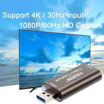 4K USB3.0 USB2.0 Audio Card de Captura Video HDMI Cu USB 3.0 2.0 Carte de Achiziție Live Streaming Placa Comutator Camera de Înregistrare de Joc