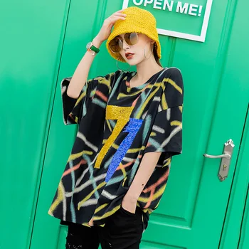 Max LuLu 2020 Noua Moda De Designer Europene Topuri Doamnelor Punk Streetwear Femei Cu Dungi Loose Camasi Casual, Haine Supradimensionate