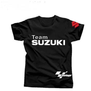 2019 Vară de Moda noua Suzuki Motorsport GSX ROOD R SUZUKI MOTO Logo-ul Echipei tricou Barbati din Bumbac barbati cu Maneci Scurte pulover de topuri