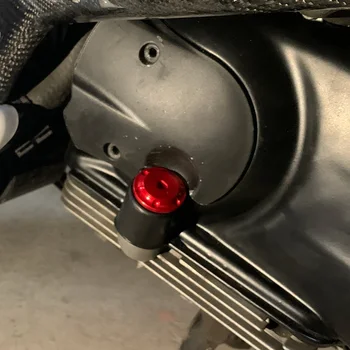 Motocicleta de Golire Ulei Joja de ulei bușon de Combustibil Adâncime Tester CNC din Aluminiu Accesorii pentru Piaggio Vespa GTS 200 250 300 2013-2017