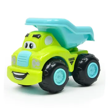 Kawai Desene Animate Inginerie Vehicule De Inerție Față De Ceasornic Primăvară Mașină Excavator Nisip Camion Stivuitor Model Pentru Copii Cele Mai Bune Cadouri