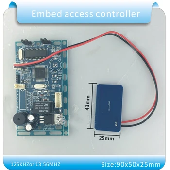 125Khz/RFID 13.56 Mhz de Proximitate Sistem de Control Acces Bord Constructii intercom Incorporat modul Control Acces, modul