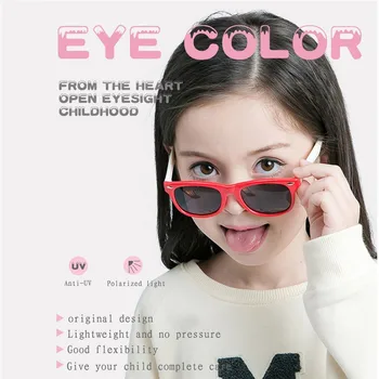 Iboode Clasice pentru Copii Polarizied ochelari de Soare Copii Băieți Fete Ochelari de Soare Silicon Moale de Siguranță ochelari de Soare Baby UV400 Ochelari