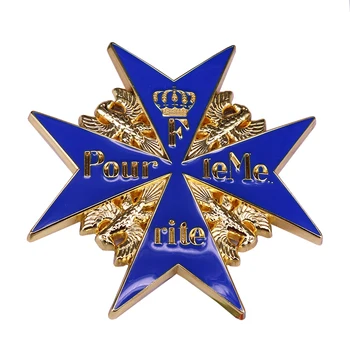 Germania de aur albastru coroana vultur medalie mai Înalt Ordin al Prusiei Merit Deutschland replica