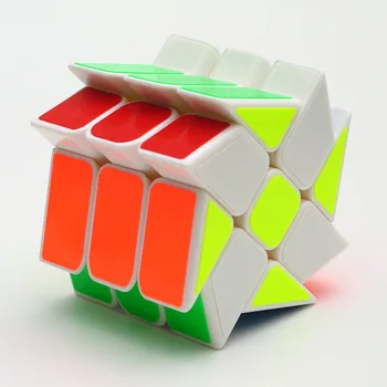 YongJun YJ Moară de vânt 3 Straturi Magic Cube 3x3x3 Ciudat-forma de Magie Viteza Cubo Profesionale Jucarii Puzzle Pentru copii Copii Cadou