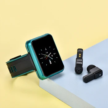 2020 Morefit T91 Bărbați Ceasuri Inteligente TWS Wireless de apelare Bluetooth Smartwatch Cu Cască Prognoza Meteo Sport Tracker de Fitness