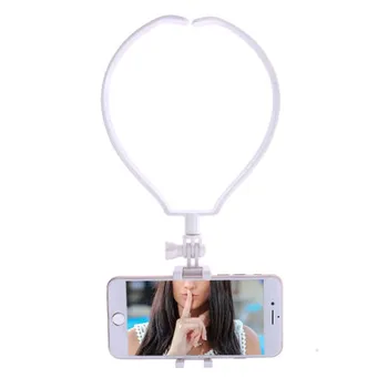 Universal Mini Selfie Stick-ul Hands-free Monopied Trage Titularul Gât Selfie Clamp Mount Pentru mișcare Inteligentă DV de Telefon