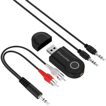 Transmițător Bluetooth Jack de 3,5 MM Audio Adaptor Pentru Casti TV Wireless Bluetooth 4.0, Audio Stereo Adaptor Transmițător