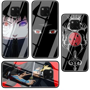 Naruto Sasuke Uchiha Itachi Sticla cazul în care telefonul pentru Huawei Y6 Y9 P10 P20 Pereche 20 Lite Pro P Inteligente Onoare 9 10 Lite 7A Pro