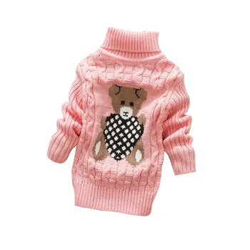 BibiCola stil Liber fete pentru copii pulovere pentru copii baieti toamna iarna cald outewear pulover pentru sugari, copii se Ingroase haine pulovere