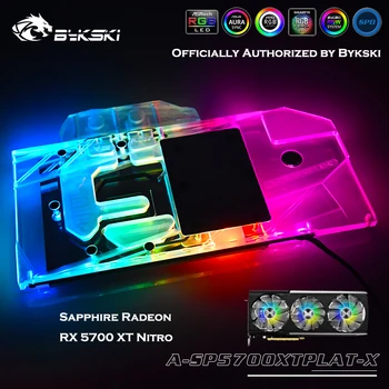 Bykski O-SP5700XTPLAT-X GPU Apă, Bloc Pentru Sapphire Radeon RX 5700 XT Nitro placa Grafica