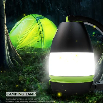 Lampa Camping Mobile Power Bank cu Lanterna USB Port Cort de Camping în aer liber de Lumină Portabile Agățat Lampă Felinar Camping Lumina