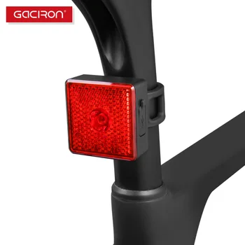 GACIRON W08-40A Inteligent de Avertizare optic Reflex IPX6 Impermeabil Biciclete lumina USB reîncărcabilă 40lum Lampă cu LED-uri Accesorii pentru Biciclete