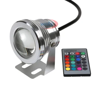 10W LED-uri în aer liber Lampa RGB/alb/cald alb Subacvatic CONDUS la fața Locului Lumina de Culoare Schimbare IP67 Potop de Lumină pentru a lumina Gradina