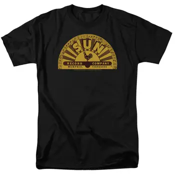 Sun Records TRADIȚIONALE LOGO-ul Licențiat de Adult T-Shirt Toate Dimensiunile Casual Rece mândrie t camasa barbati Unisex Moda tricou