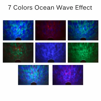 Romantic Colorat Ocean Val Proiector Aurora Cer Cadou de Vacanță Cosmos Cer Master LED Lumina de Noapte Înstelat Lampa Proiector 2020