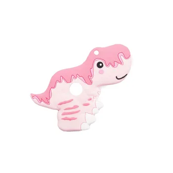 Copilul Silicon jucării Teether BPA Free Desene animate Tyrannosaurus Rex Flamingo Dentitie Jucarii Pandantiv Colier Accesorii pentru Sugari Mesteca Cadou