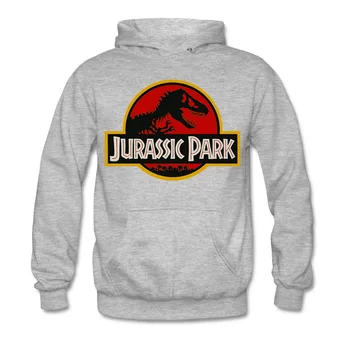 Jurassic Park Dinozaur Film Thriller Clasic Logo-Ul Adult Pull-Peste Hanorac