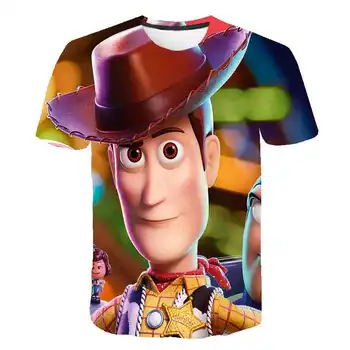 InterestingToy Poveste Forky Străin copii haine de Vară 3D T-shirt cu Maneci Scurte Fata Băieți Topuri Tricouri Haine Copii, Imbracaminte Casual