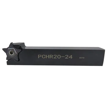 OYYU PCHR25-24 Externe Strung Tool Holder 25mm CPDO 25 de Mortezat Cotitură Arbor CNC Cutter Cuțit Insertii Carbură de Instrumente
