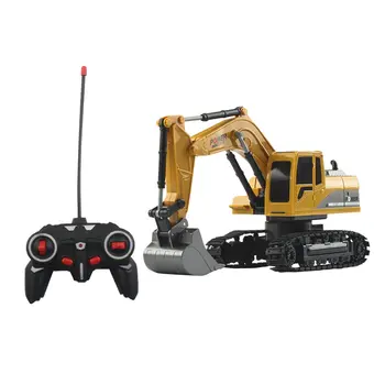 RC Excavator Jucărie 2.4 Ghz 6 Canale 1:24 RC Inginerie Auto din Aliaj Si Plastic Excavator 6CH Și 5CH RTR Pentru Copii Cadou de Crăciun
