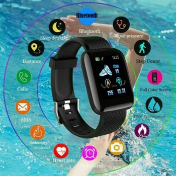 Noi 1.3 Inch, Plus Bluetooth Inteligent Ceas Brățară de Ritm Cardiac Tracker Pedometre Tensiunii Arteriale IP67 rezistent la apa Pentru IOS / Android