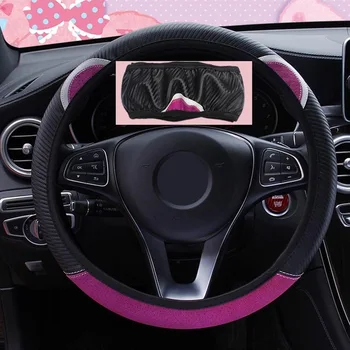 Pentru masina univesal 38 cm pisică ureche capac volan accesorii auto pentru bmw e60 bmw e46 golf 4 volan panglica accesorii