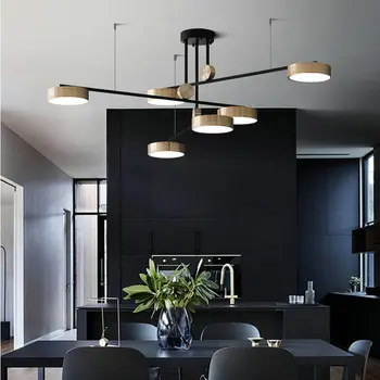 Nordic Design Contemporan Dioda LED Candelabru de Iluminat pentru Dormitor, Living Loft Sală de Mese Modernă Acasă Decor Lampa LED