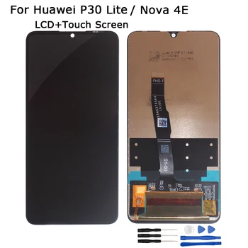 Original Pentru HUAWEI P30 Lite Display LCD Touch Screen Digitizer Piese de schimb Pentru Huawei Nova 4E MAR-LX1 LX2 AU01 Display LCD