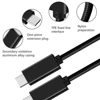 USB de Tip C PD Cablu 5A 100W USB 3.1 Tip-C pentru Tip C Cablu QC4.0 C USB Rapid Incarcator Cablu de Date pentru Macbook Pro Samsung S10 9