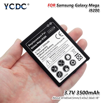 1 BUC 3500mAh 3.7 VDC Înlocuire Baterie Li-ion Pentru Samsung Galaxy Mega 6.3 I9200 Generic Reîncărcabilă Litiu Baterii