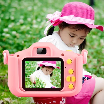 Copii, Camera Pentru Copii, Mini Digital Video HD 1080P Dublă Camera Pentru Fete cel Mai bun Cadou de Ziua de nastere