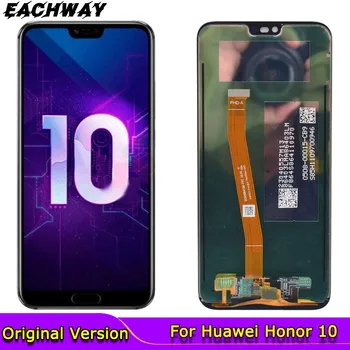 Original Display pentru Huawei Honor 10 Display LCD Touch Screen COL-AL10 COL-L29 DIgitizer Pentru Huawei Honor 10 LCD COL-AL00 Ecran