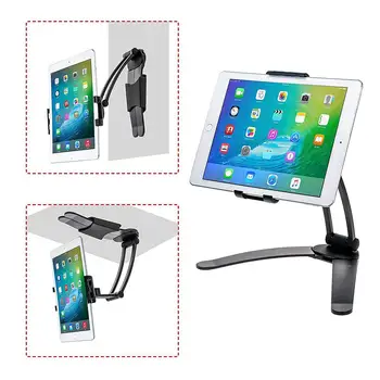 HobbyLane Bucătărie Tablet Stand Suport Reglabil pentru Montare pe Perete Pentru iPad Pro, Surface Pro, iPad Mini d20