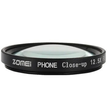 ZOMEI Profesionale 37mm 12.5 x Aproape Filtre Filtru de Telefon Lentile pentru iPhone/Huawei/Samsung/HTC/LG Telefon Mobil