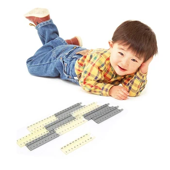 10 Buc/Set 2020 Nou Montessori Figura Numărul Bloc Set de Jucării pentru Sugari Copii CM Lungime Educațională Timpurie de Învățare la Matematică Jucărie