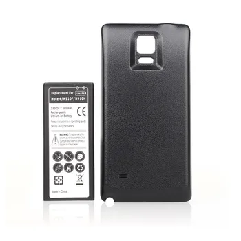 2 buc/lot 6800mAh EB-BN910BBE Baterie Extinsa + 3 de Culoare Opțional Caz Pentru Samsung Galaxy Note IV 4 Note 4 N910F/H/S/U/L/O/P