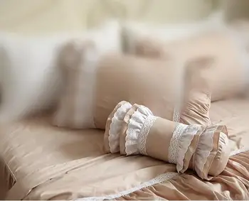 Bomboane drăguț perne acoperi decor acasă zburli strat de dantelă decorative perne albe printesa arunca elegant lenjerie de pat perna de pe canapea