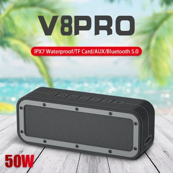 50w Difuzor Portabil Bluetooth Caixa De Som Portatil Bass Boombox Impermeabil în aer liber Subwoofer Parlantes Alta Potencia Altavoz