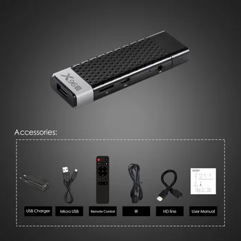 X96S TV Stick Android 9.0 TV Dongle 4GB, 32GB Amlogic S905Y2 Quad Core 2.4 G 5GHz Wifi BT4.2 1080P H. 265 HD 4K 60pfs Receptor TV